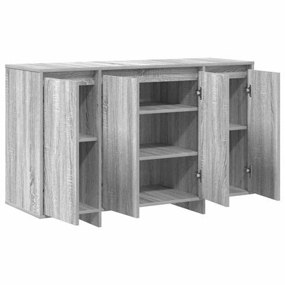 vidaXL Sideboard Grey Sonoma 120 x 41 x 75 cm Engineered Wood