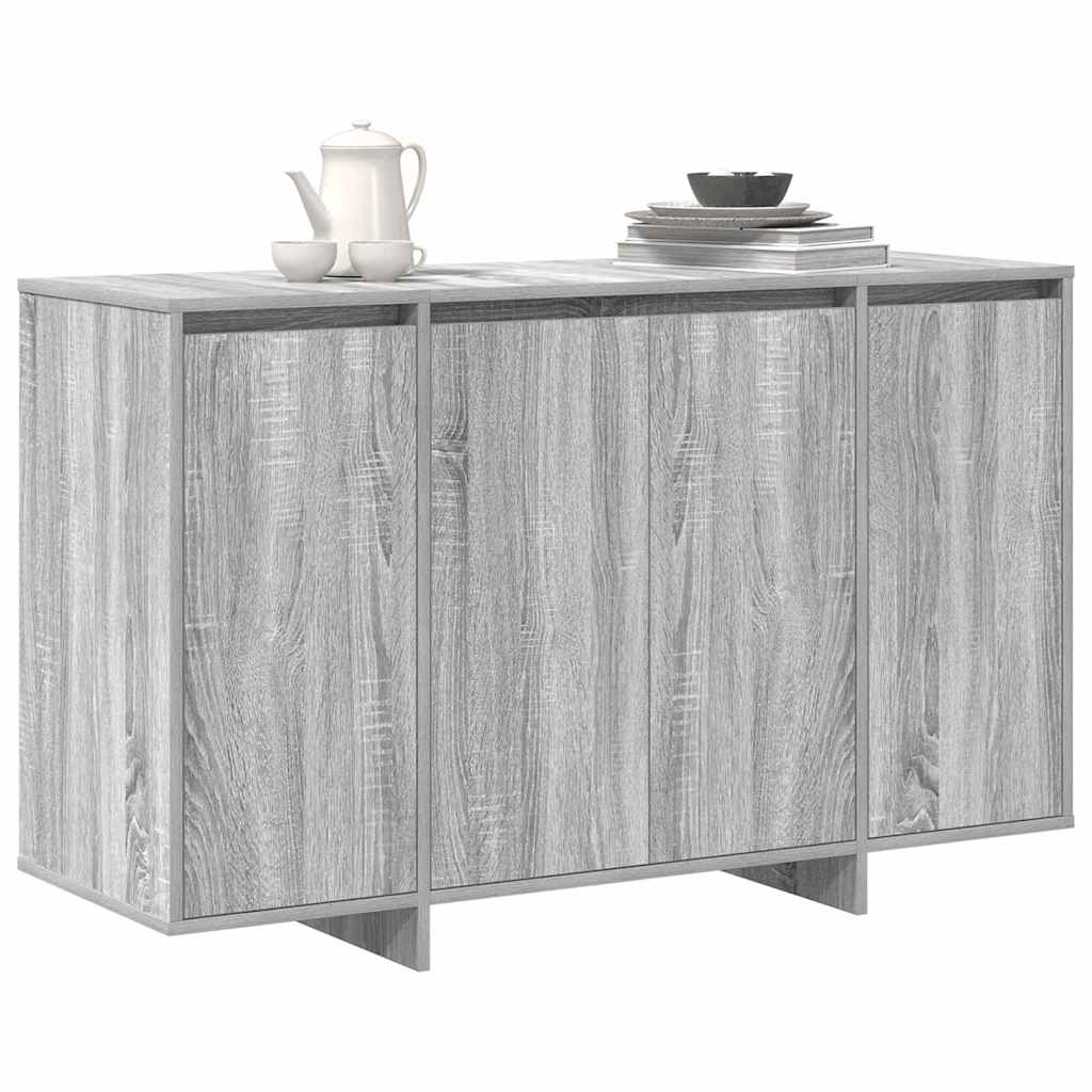 vidaXL Sideboard Grey Sonoma 120 x 41 x 75 cm Engineered Wood