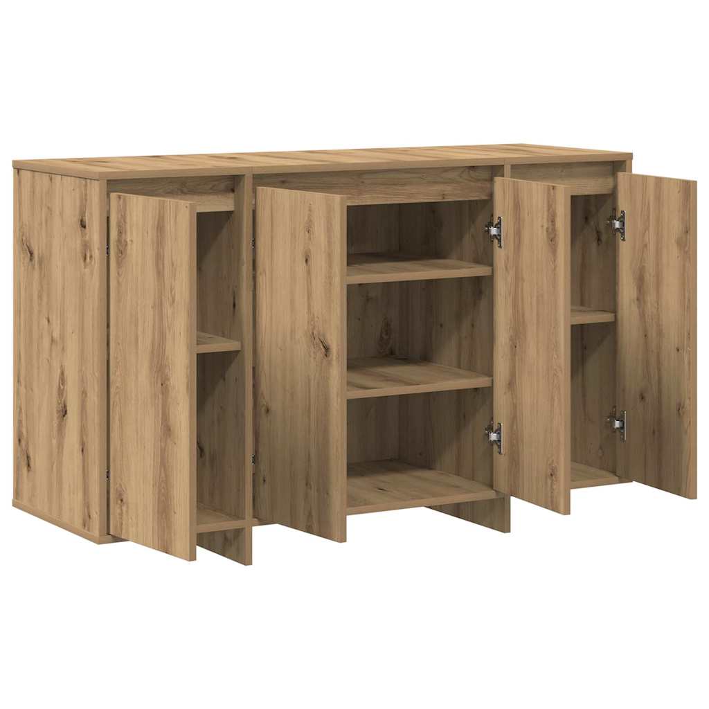vidaXL Sideboard Artisan oak 120 x 41 x 75 cm Engineered wood