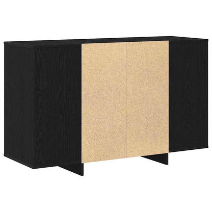 vidaXL Sideboard Black Oak 120 x 41 x 75 cm Engineered Wood