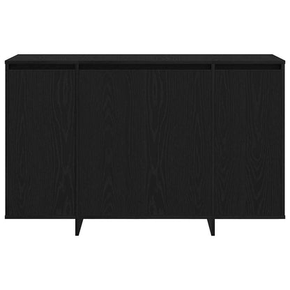 vidaXL Sideboard Black oak 120 x 41 x 75 cm Engineered wood