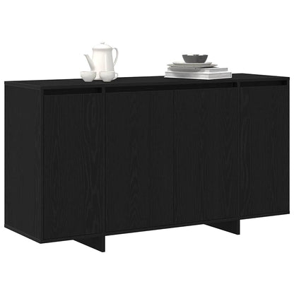 vidaXL Sideboard Black Oak 120 x 41 x 75 cm Engineered Wood