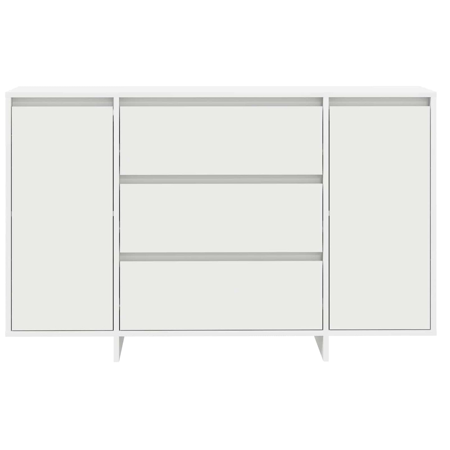 vidaXL Sideboard with Drawer White 120 x 41 x 75 cm Engineered Wood