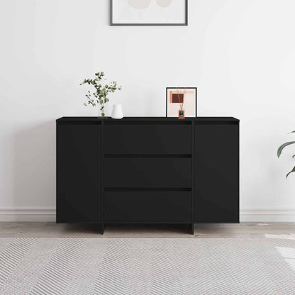 vidaXL Sideboard Black 120 x 41 x 75 cm Engineered Wood