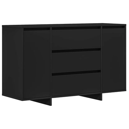 vidaXL Sideboard Black 120 x 41 x 75 cm Engineered Wood