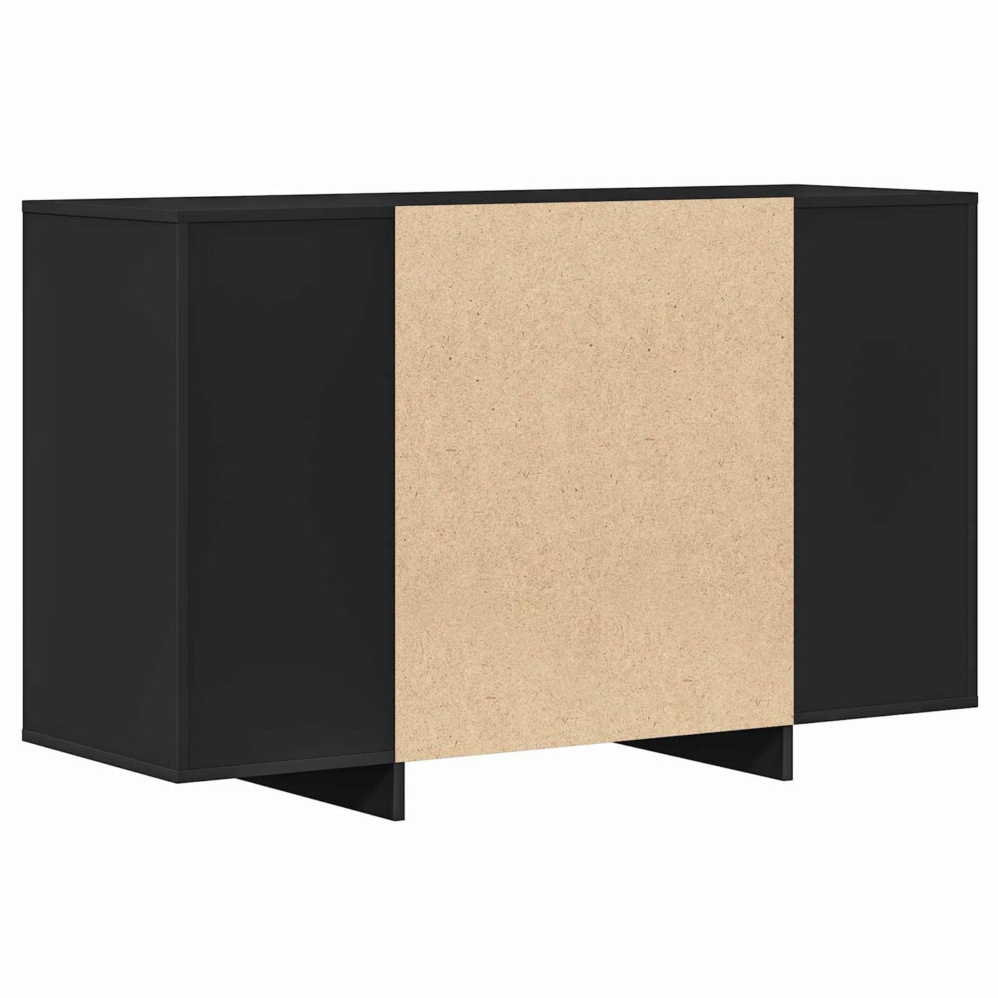 vidaXL Sideboard Black 120 x 41 x 75 cm Engineered Wood
