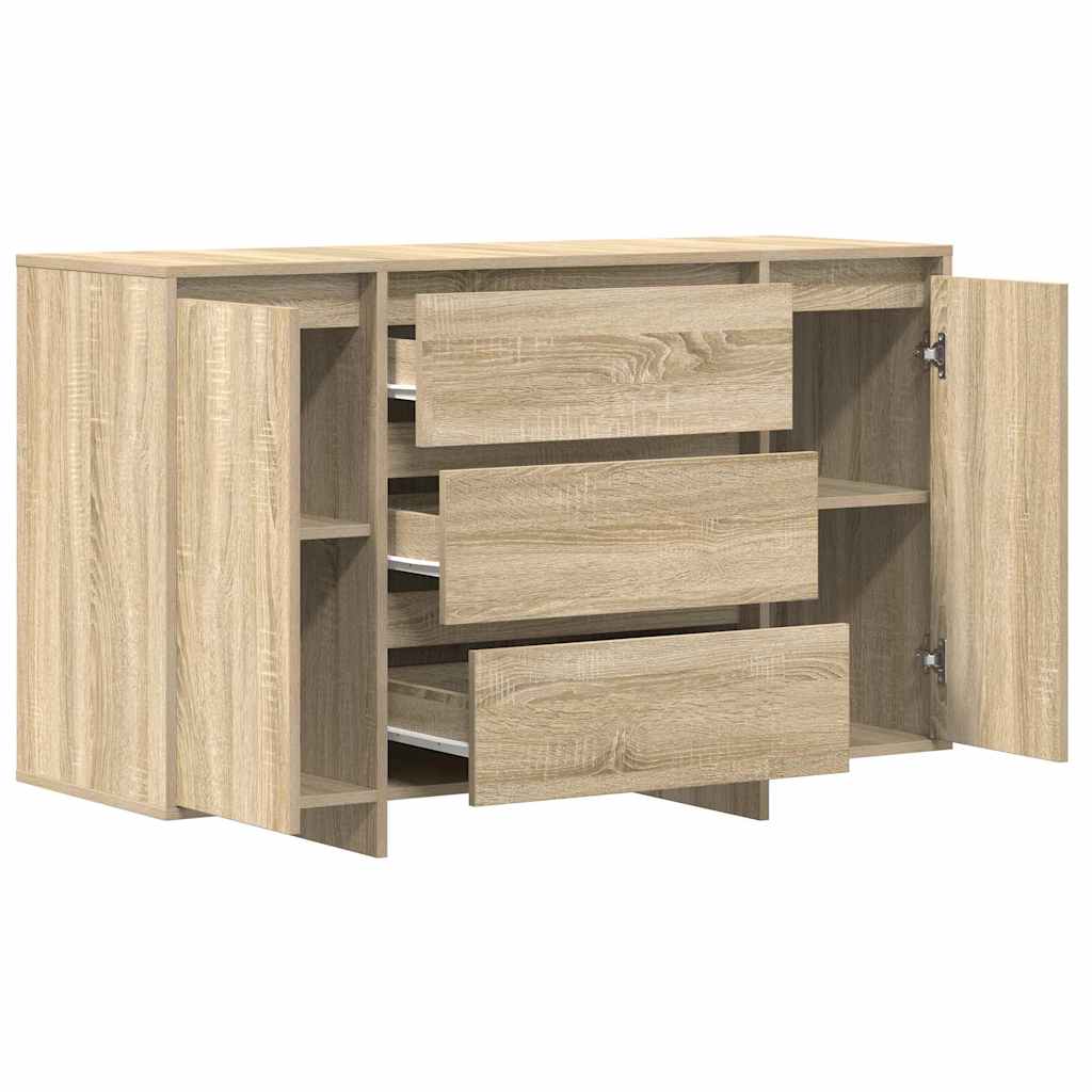 vidaXL Sideboard Sonoma Oak 120 x 41 x 75 cm Engineered Wood