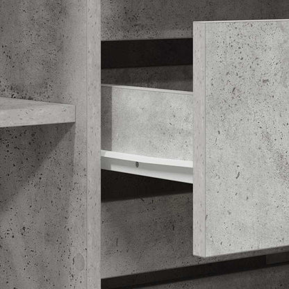 vidaXL Sideboard Concrete Grey 120 x 41 x 75 cm Engineered Wood
