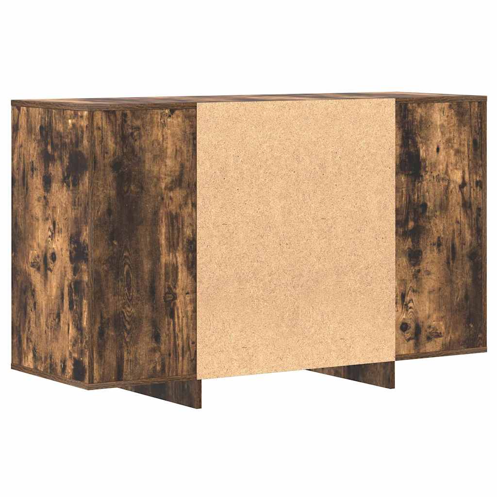 vidaXL Sideboard Smoked Oak 120 x 41 x 75 cm Engineered Wood