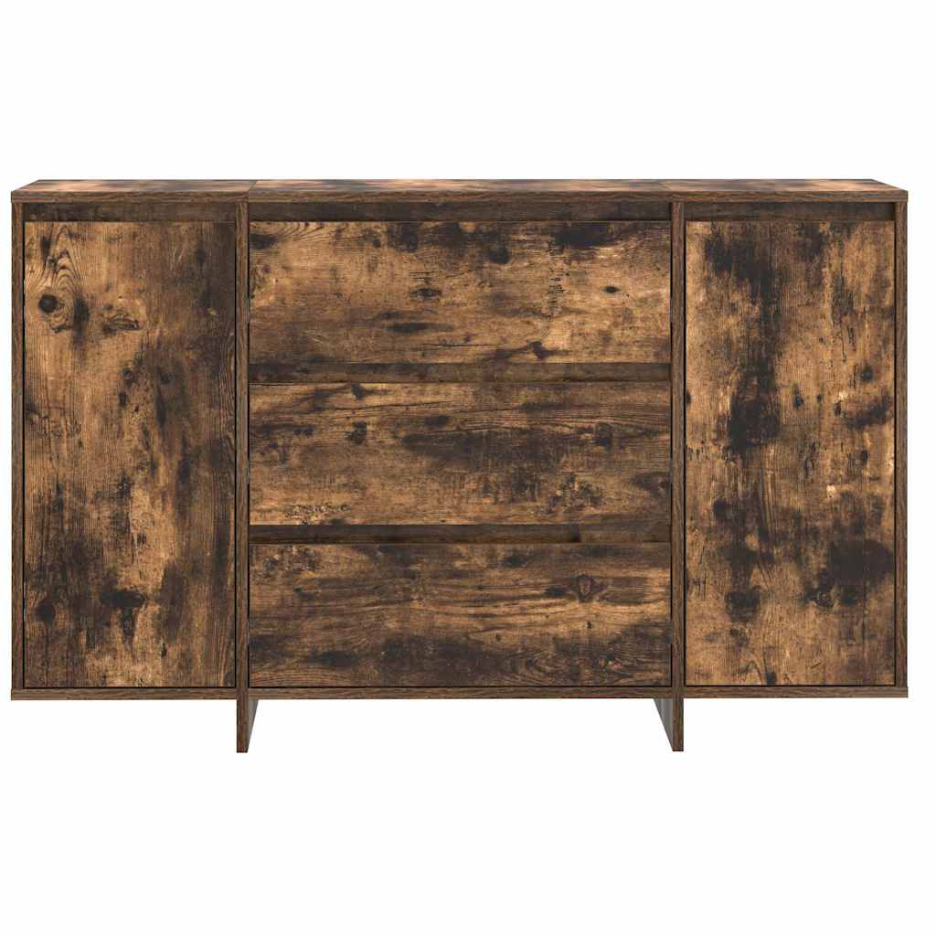vidaXL Sideboard Smoked Oak 120 x 41 x 75 cm Engineered Wood