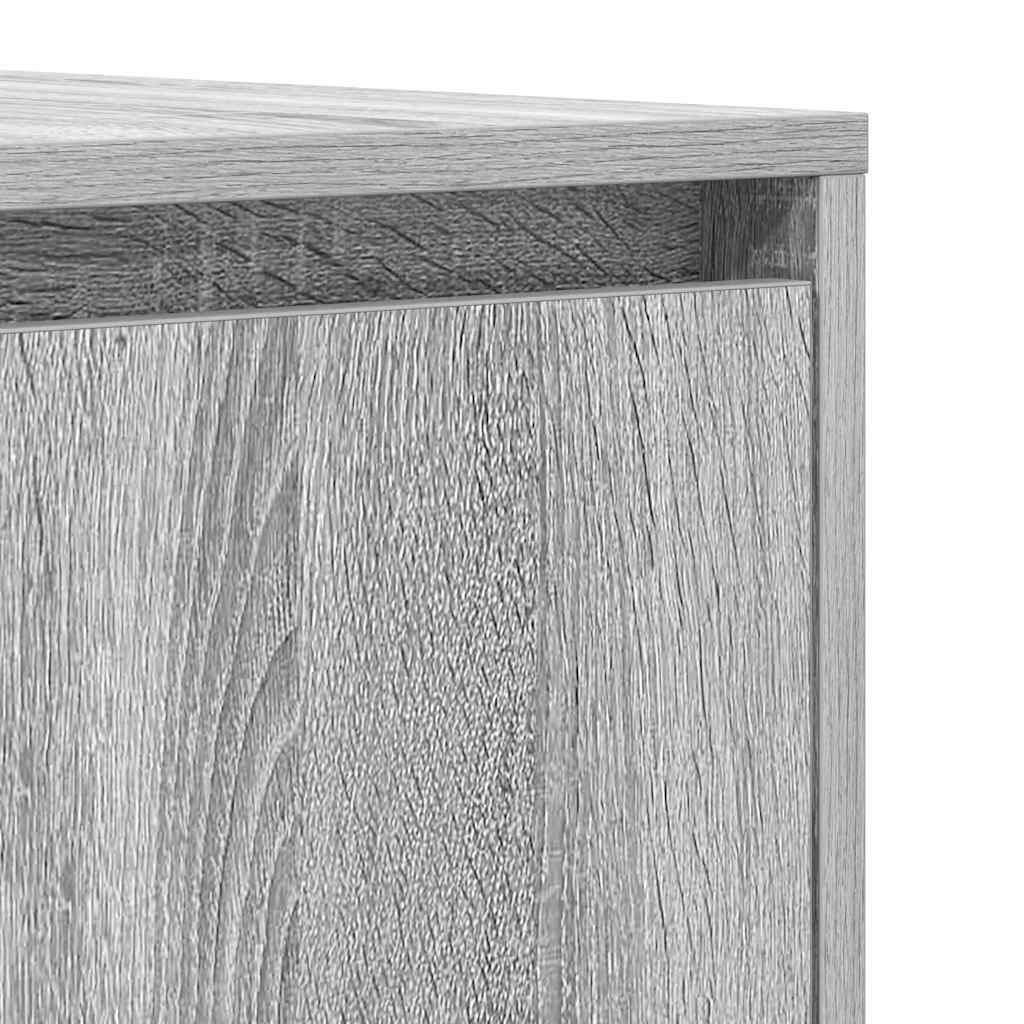 vidaXL Sideboard Grey Sonoma 120 x 41 x 75 cm Engineered Wood