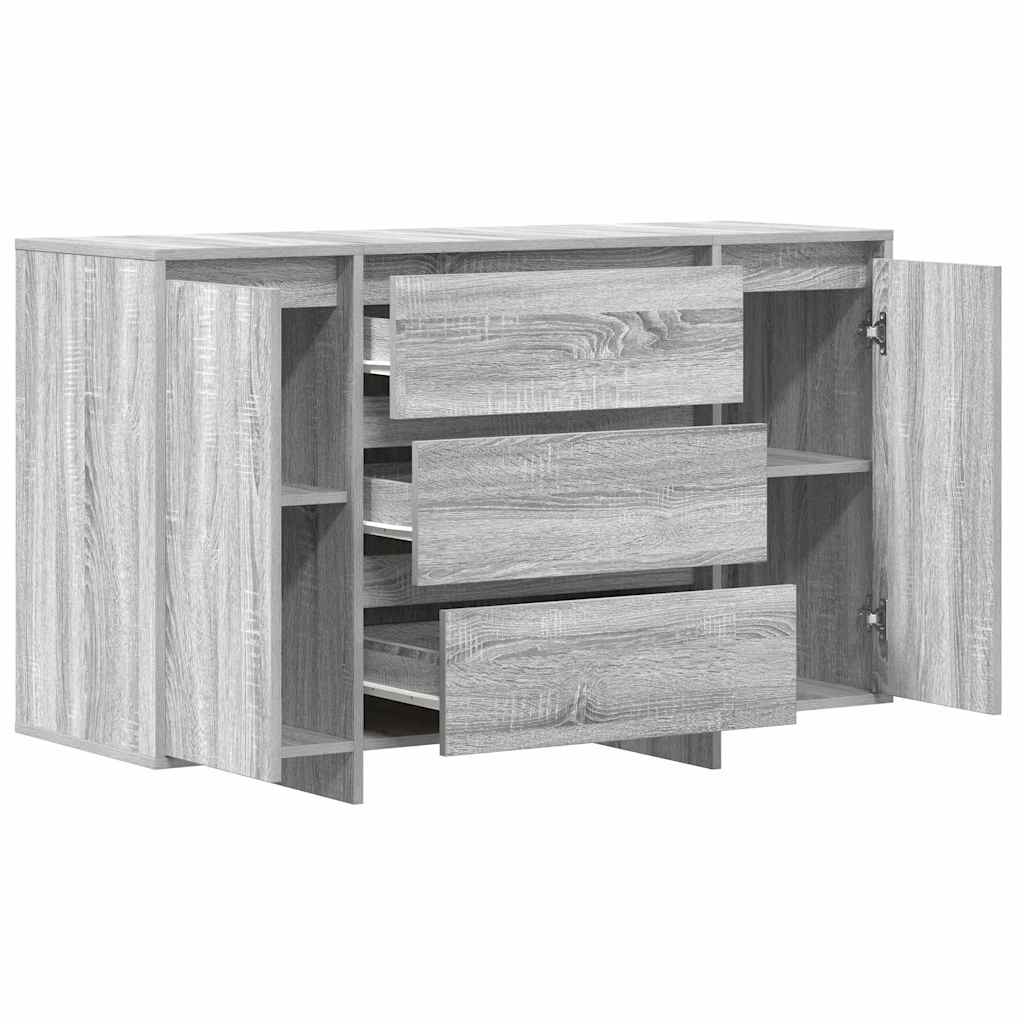 vidaXL Sideboard Grey Sonoma 120 x 41 x 75 cm Engineered Wood