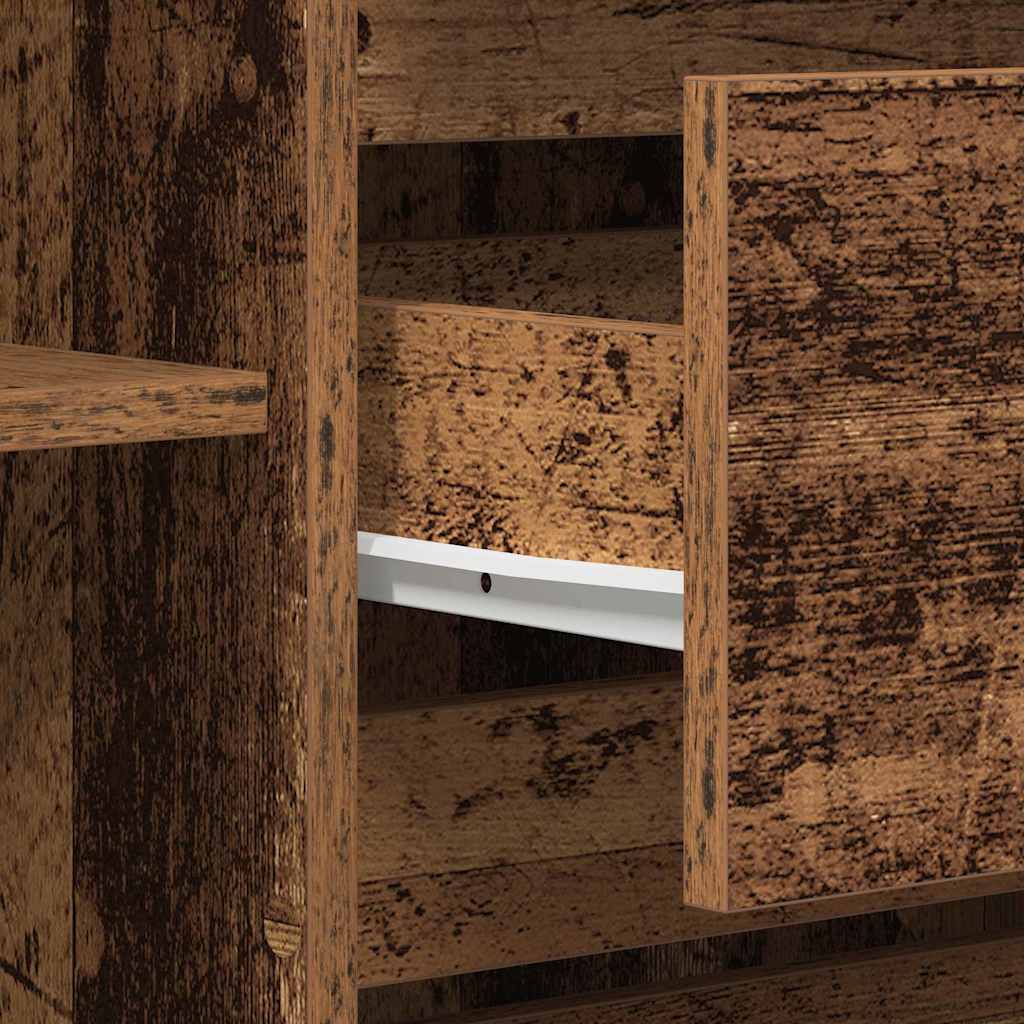 vidaXL Sideboard with Drawer Old Wood 120 x 41 x 75 cm Engineered Wood