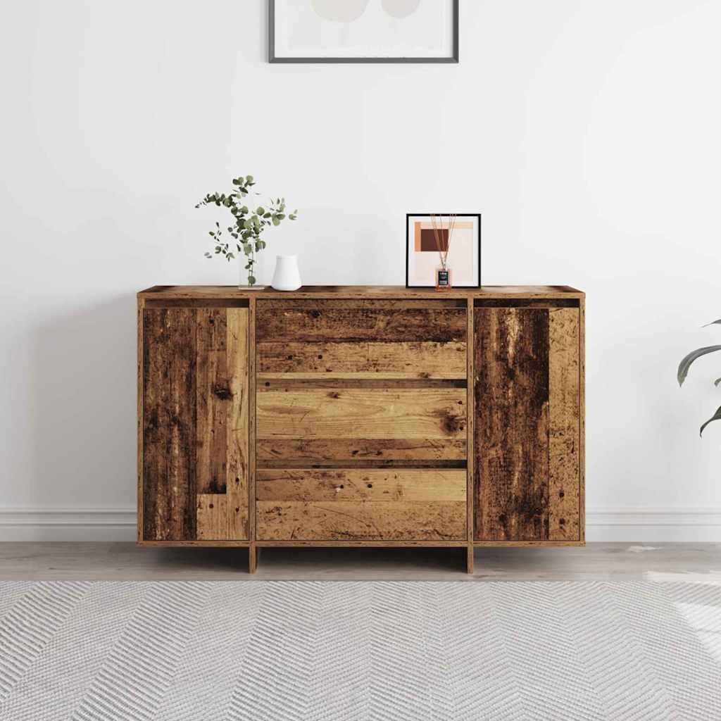 vidaXL Sideboard with Drawer Old Wood 120 x 41 x 75 cm Engineered Wood