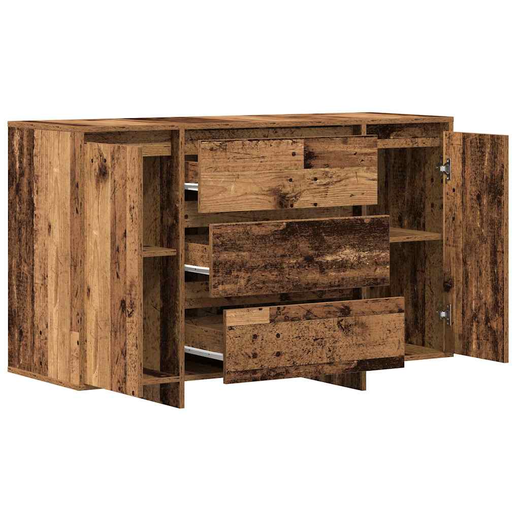 vidaXL Sideboard with Drawer Old Wood 120 x 41 x 75 cm Engineered Wood