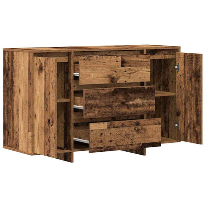 vidaXL Sideboard with Drawer Old Wood 120 x 41 x 75 cm Engineered Wood