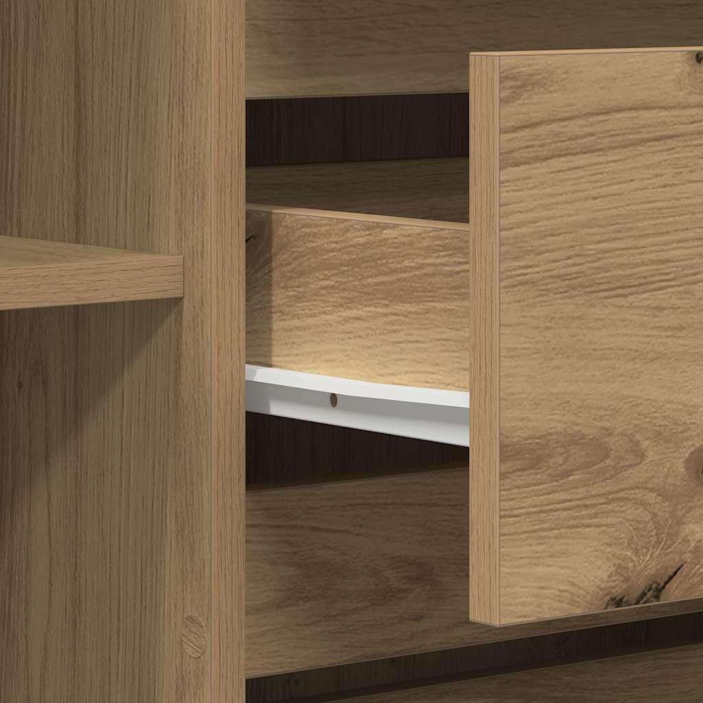 vidaXL Sideboard Artisan Oak 120 x 41 x 75 cm Engineered Wood