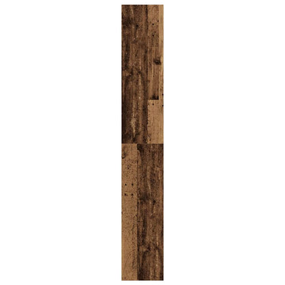vidaXL Book Cabinet 6-Tier 80 x 30 x 198 cm Engineered Wood Old Wood