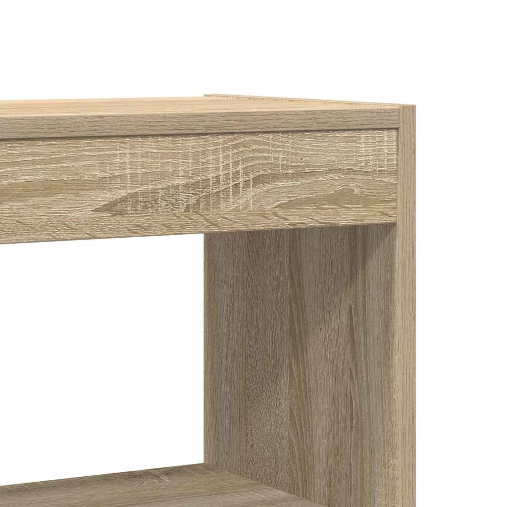 vidaXL Book Cabinet 6-Tier 100 x 30 x 198 cm Engineered Wood
