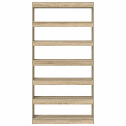 vidaXL Book Cabinet 6-Tier 100 x 30 x 198 cm Engineered Wood