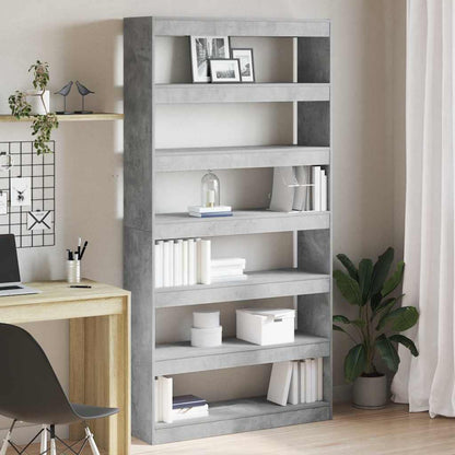 vidaXL Book Cabinet 6-Tier 100 x 30 x 198 cm Engineered Wood