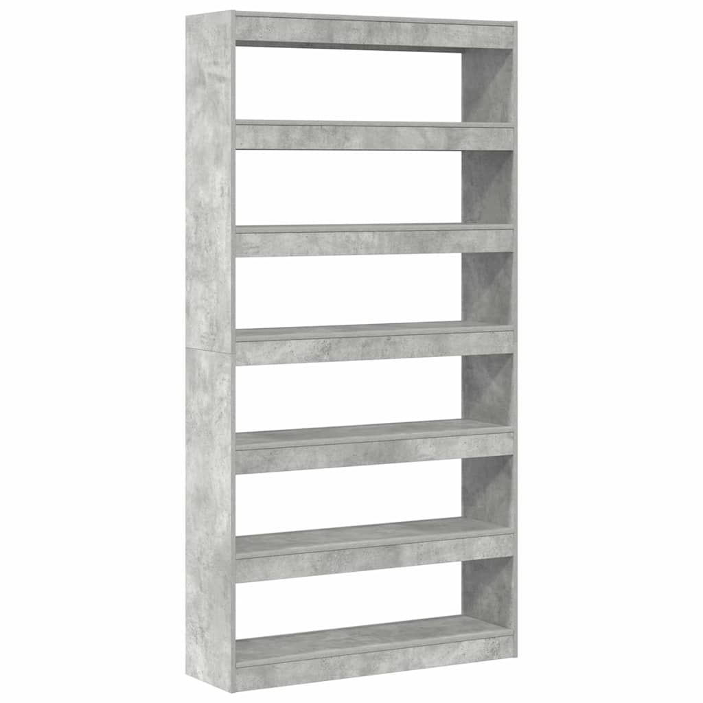 vidaXL Book Cabinet 6-Tier 100 x 30 x 198 cm Engineered Wood