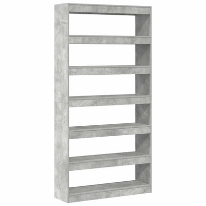 vidaXL Book Cabinet 6-Tier 100 x 30 x 198 cm Engineered Wood
