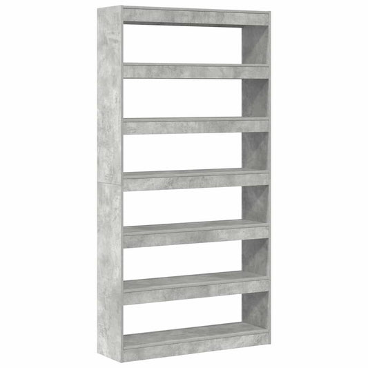 vidaXL Book Cabinet 6-Tier 100 x 30 x 198 cm Engineered Wood