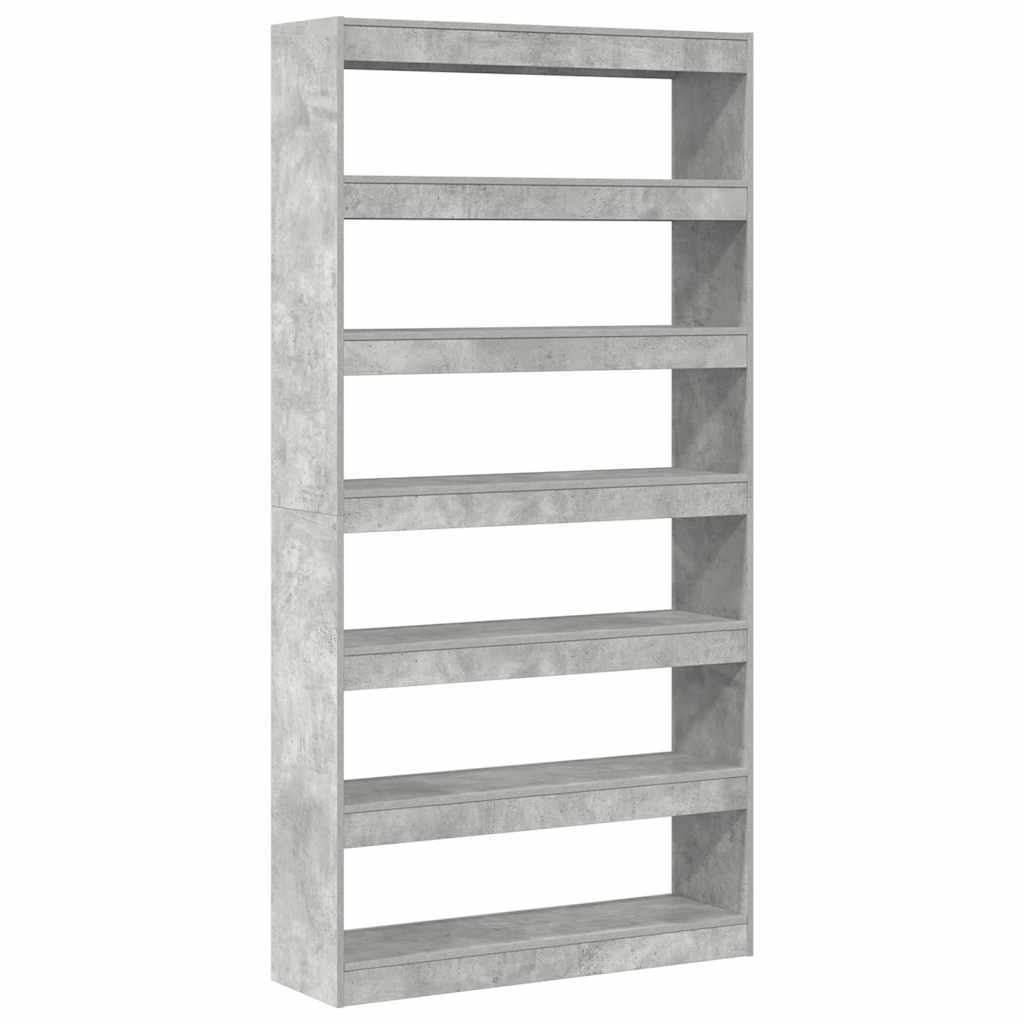 vidaXL Book Cabinet 6-Tier 100 x 30 x 198 cm Engineered Wood