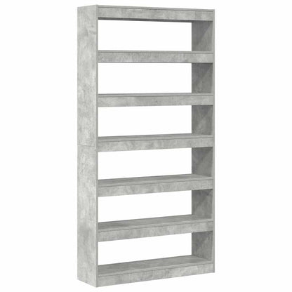 vidaXL Book Cabinet 6-Tier 100 x 30 x 198 cm Engineered Wood