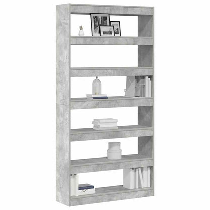 vidaXL Book Cabinet 6-Tier 100 x 30 x 198 cm Engineered Wood