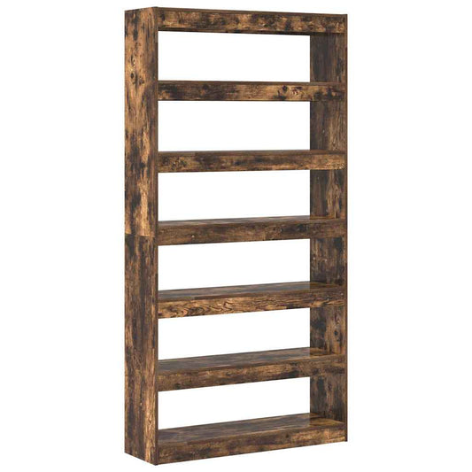 vidaXL Book Cabinet 6-Tier 100 x 30 x 198 cm Engineered Wood