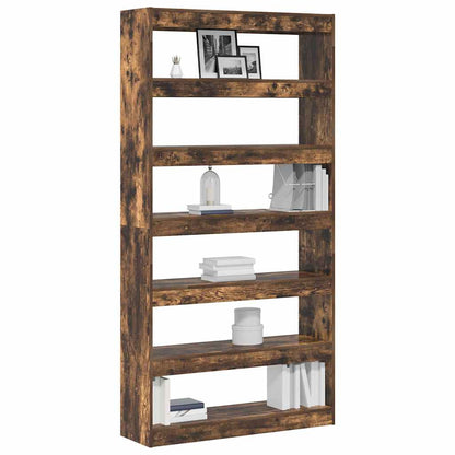 vidaXL Book Cabinet 6-Tier 100 x 30 x 198 cm Engineered Wood