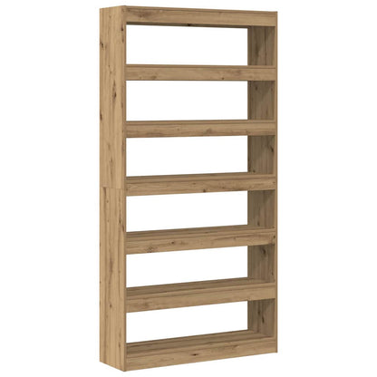 vidaXL Book Cabinet 6-Tier 100 x 30 x 198 cm Engineered Wood