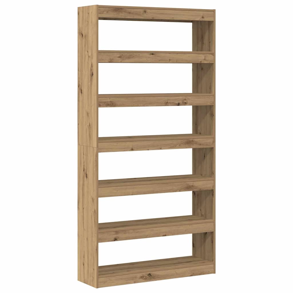 vidaXL Book Cabinet 6-Tier 100 x 30 x 198 cm Engineered Wood