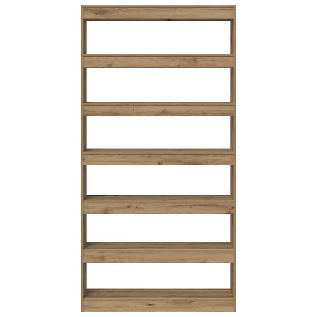 vidaXL Book Cabinet 6-Tier 100 x 30 x 198 cm Engineered Wood