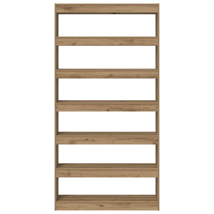 vidaXL Book Cabinet 6-Tier 100 x 30 x 198 cm Engineered Wood