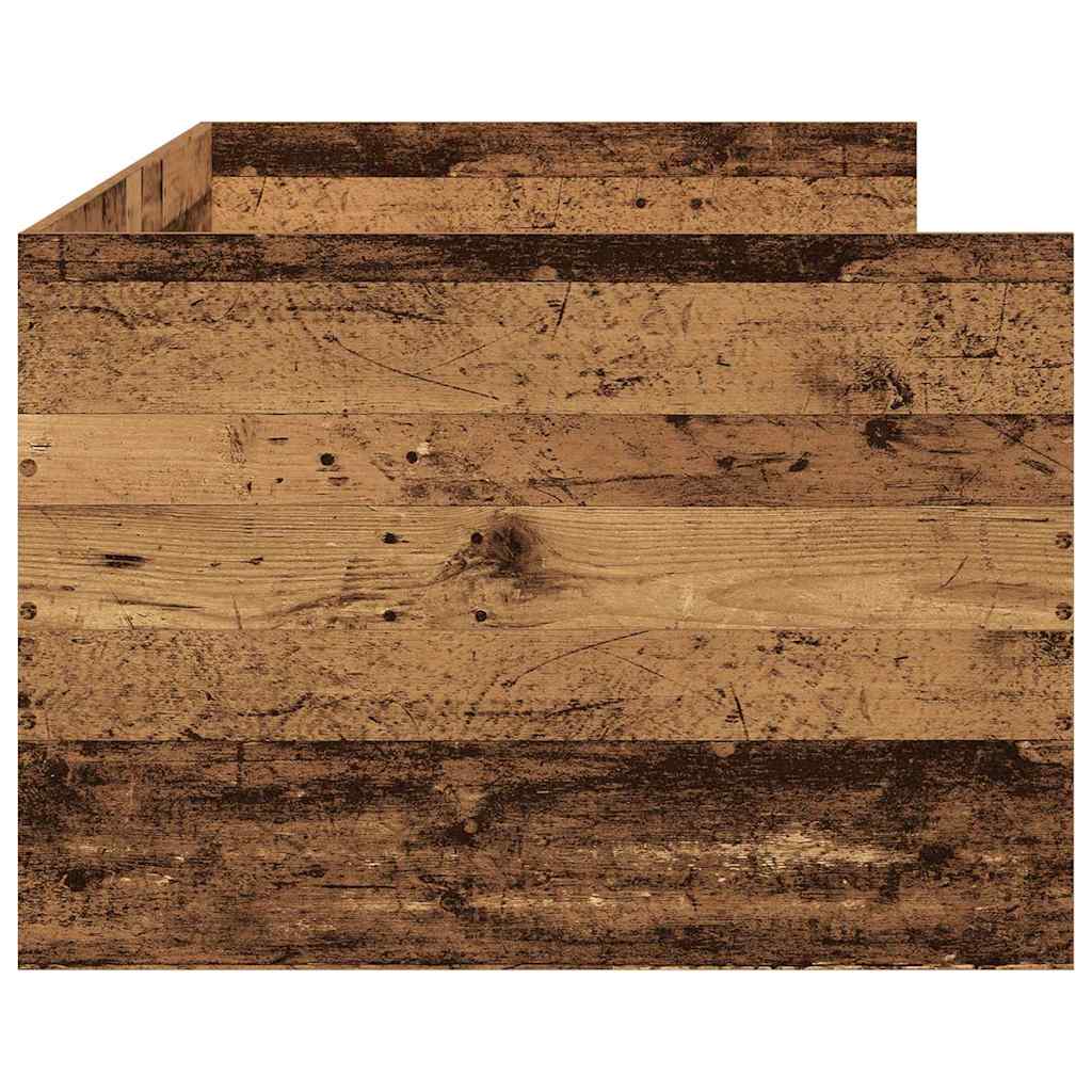 vidaXL Daybed with Headboard Old Wood 90 x 190 cm Engineered Wood