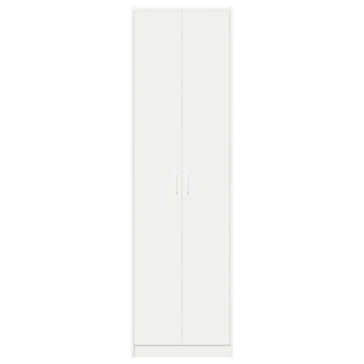 vidaXL Wardrobe White 55 x 25 x 189 cm Engineered Wood