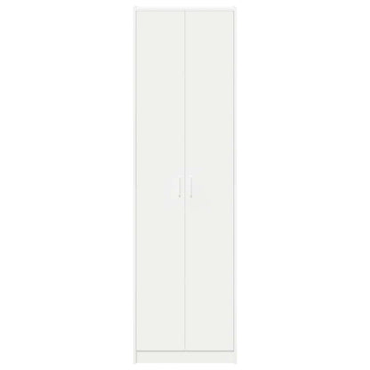 vidaXL Wardrobe White 55 x 25 x 189 cm Engineered Wood