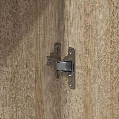 vidaXL Wardrobe Sonoma Oak 55 x 25 x 189 cm Engineered Wood