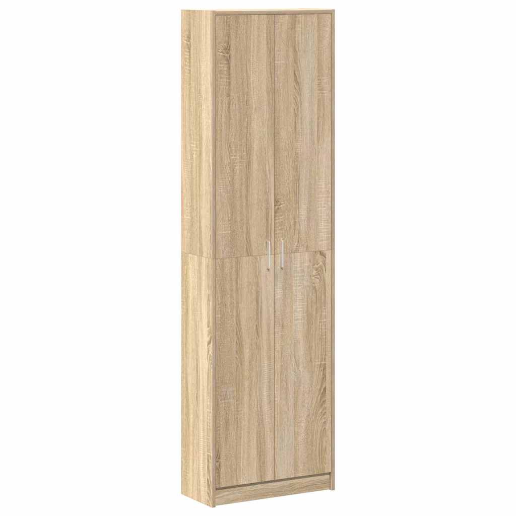 vidaXL Wardrobe Sonoma Oak 55 x 25 x 189 cm Engineered Wood