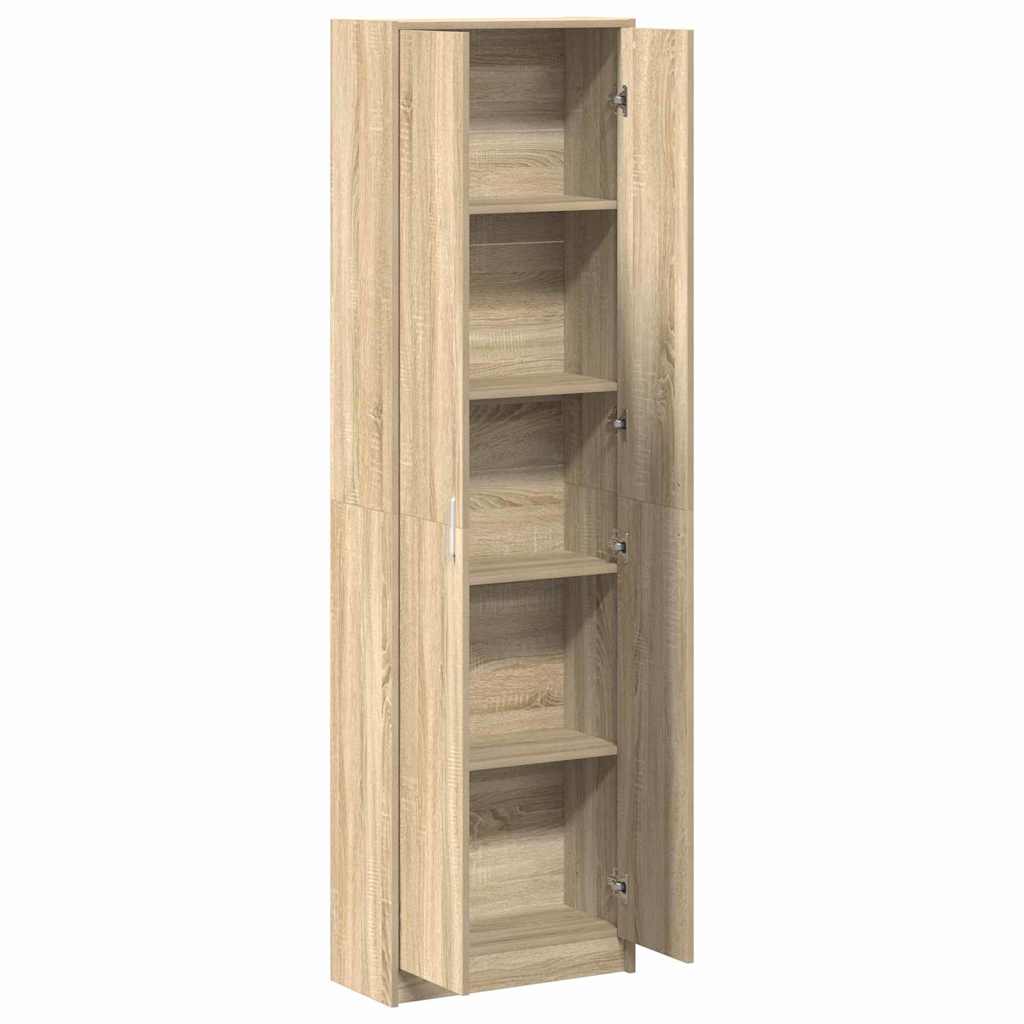 vidaXL Wardrobe Sonoma Oak 55 x 25 x 189 cm Engineered Wood