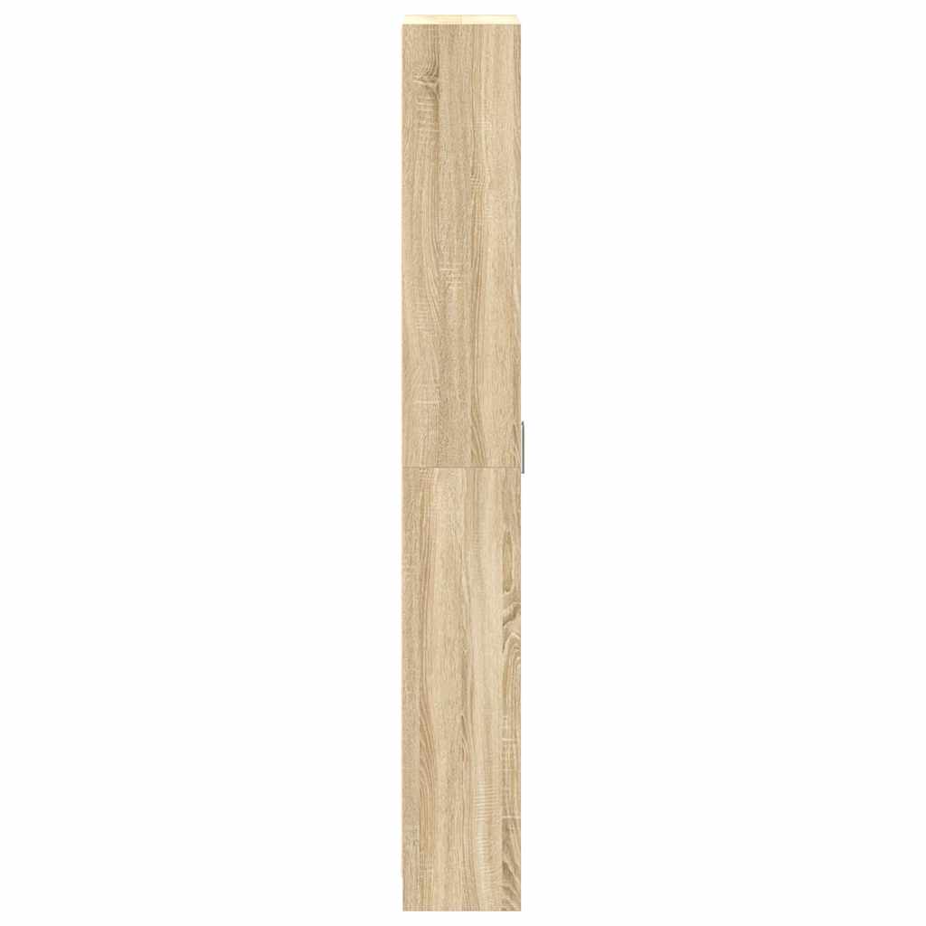 vidaXL Wardrobe Sonoma Oak 55 x 25 x 189 cm Engineered Wood