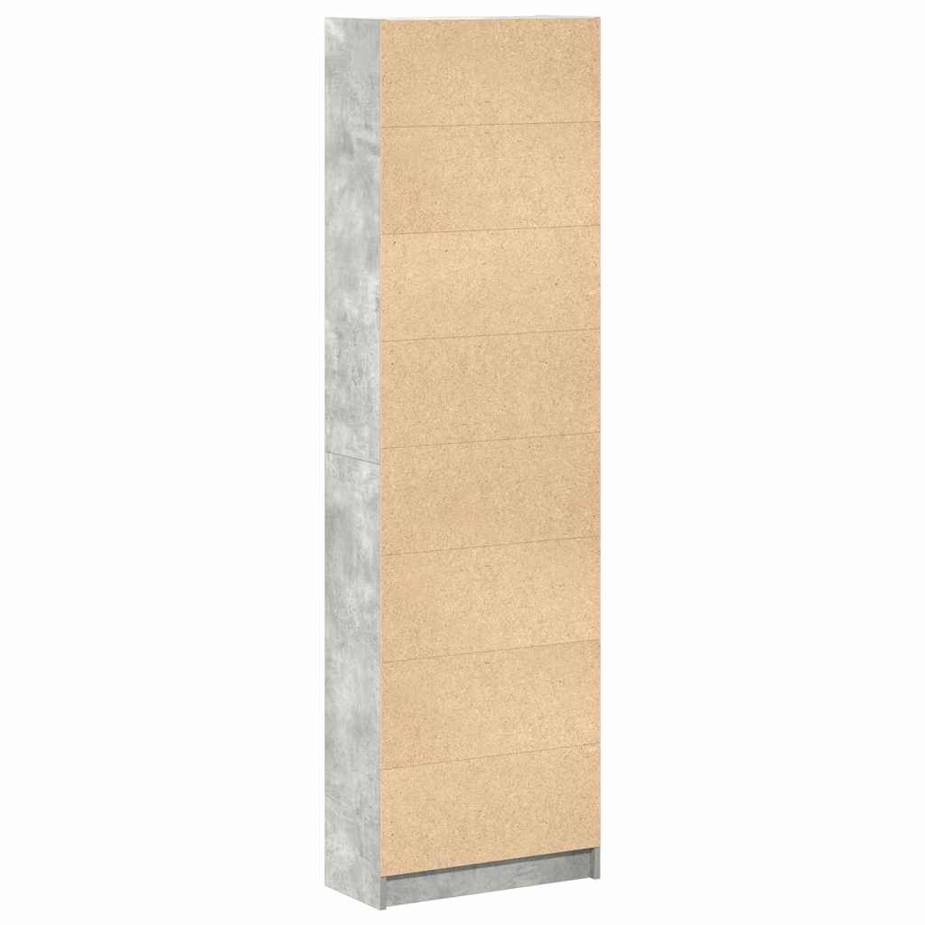vidaXL Wardrobe Concrete Grey 55 x 25 x 189 cm Engineered Wood