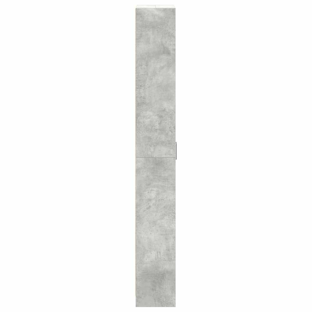 vidaXL Wardrobe Concrete Grey 55 x 25 x 189 cm Engineered Wood