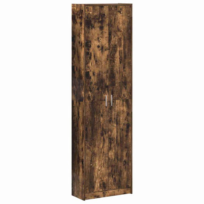 vidaXL Wardrobe Smoked Oak 55 x 25 x 189 cm Engineered Wood