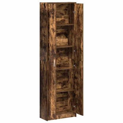 vidaXL Wardrobe Smoked Oak 55 x 25 x 189 cm Engineered Wood
