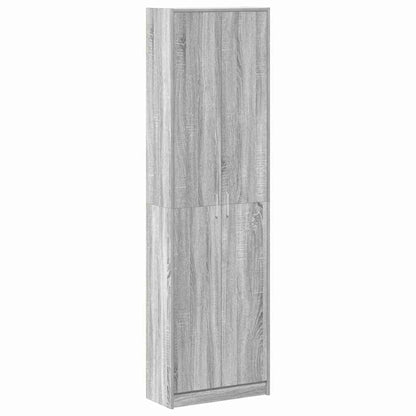 vidaXL Wardrobe Grey Sonoma 55 x 25 x 189 cm Engineered Wood