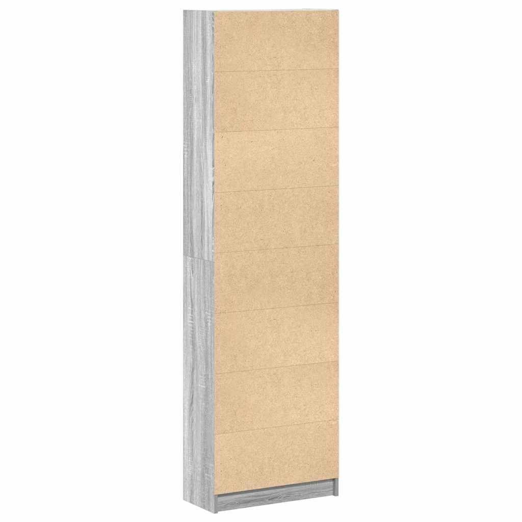 vidaXL Wardrobe Grey Sonoma 55 x 25 x 189 cm Engineered Wood